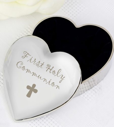 1st Holy Communion Heart Trinket Box
