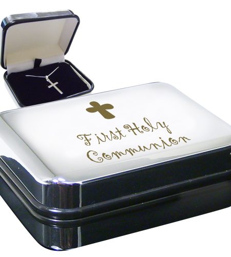 1st Holy Communion Cross Necklace - Image 2
