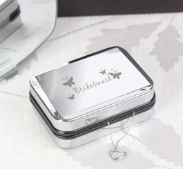 Bridesmaid Heart Necklace Box