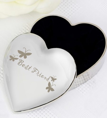 Best Friend Heart Trinket Box