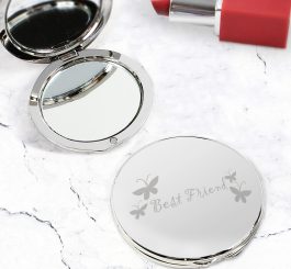 Best Friend Round Compact Mirror