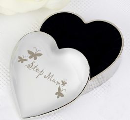 Step Mum Heart Trinket Box