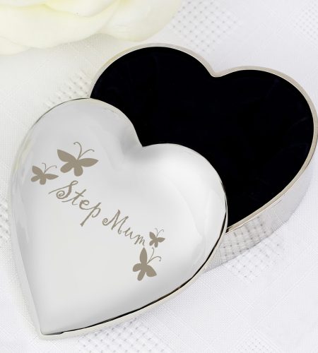 Step Mum Heart Trinket Box