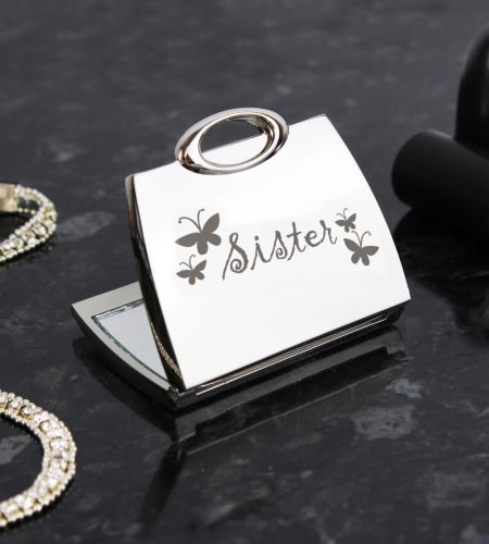 Sister Handbag Compact Mirror