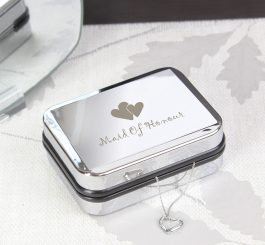 Maid of Honour Heart Necklace Box