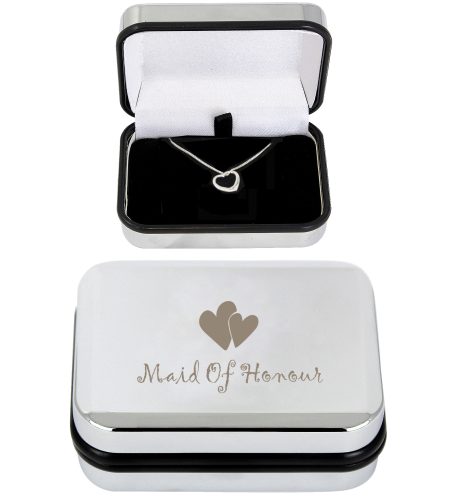 Maid of Honour Heart Necklace Box - Image 3
