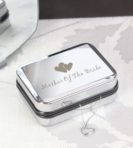 Mother Of Bride Heart Necklace Box