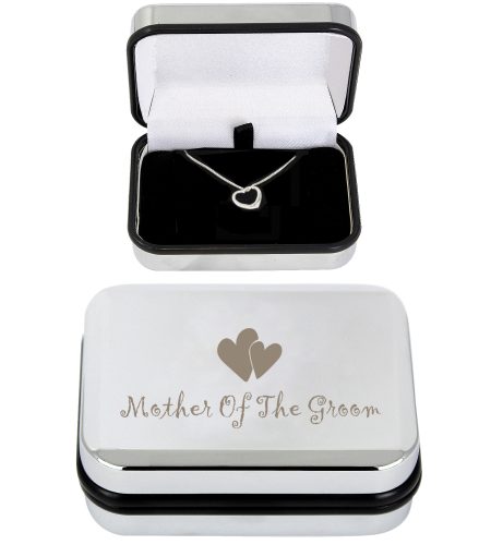 Mother Of Groom Heart Necklace Box - Image 3