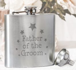 Father of the Groom Hip Flask
