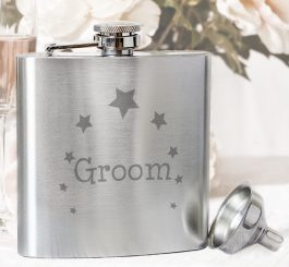 Groom Hip Flask