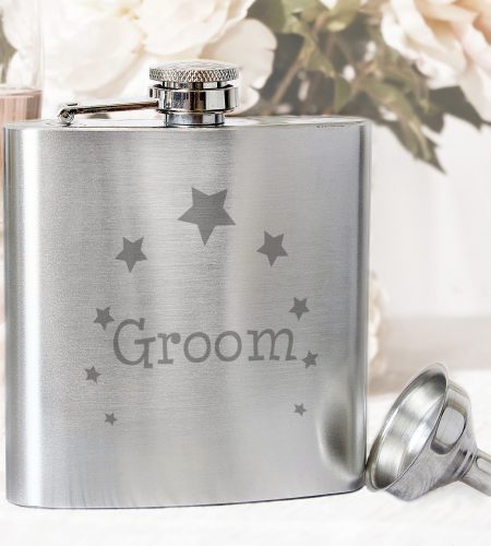Groom Hip Flask