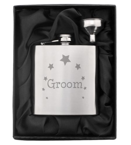 Groom Hip Flask - Image 2