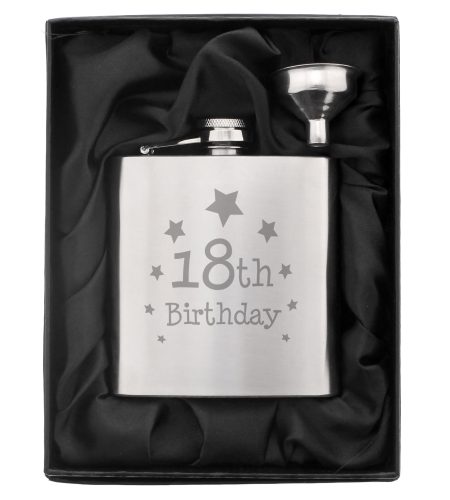 18th Birthday Hip Flask - Image 2