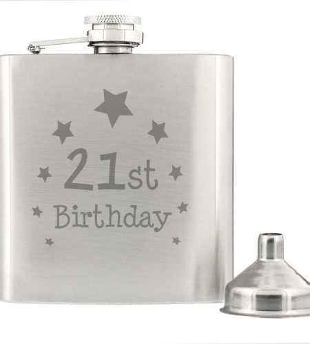 21st Birthday Hip Flask - Image 3