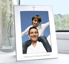 Silver 5x7 Godfather Photo Frame