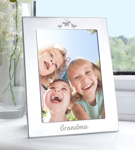 Silver 5x7 Grandma Photo Frame