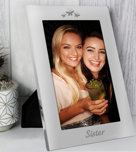 Silver 5x7 Sister Photo Frame