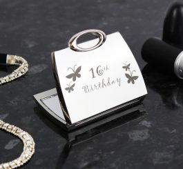 16th Butterfly Handbag Compact Mirror