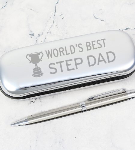World's Best Step Dad Pen & Box
