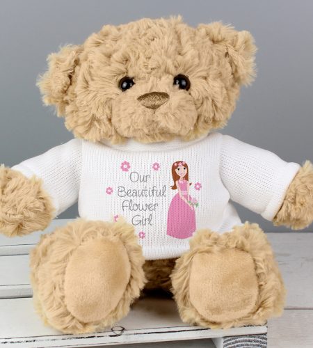 Fabulous Flower Girl Teddy Bear