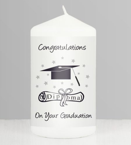 Graduation Pillar Candle