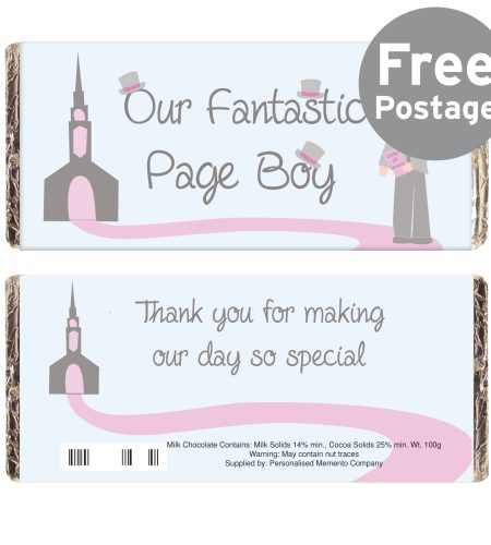 Fabulous Page Boy Milk Chocolate Bar