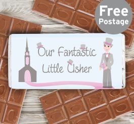 Fabulous Little Usher Milk Chocolate Bar