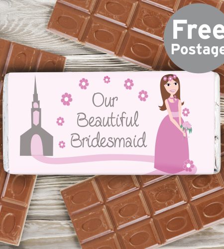 Fabulous Bridesmaid Milk Chocolate Bar