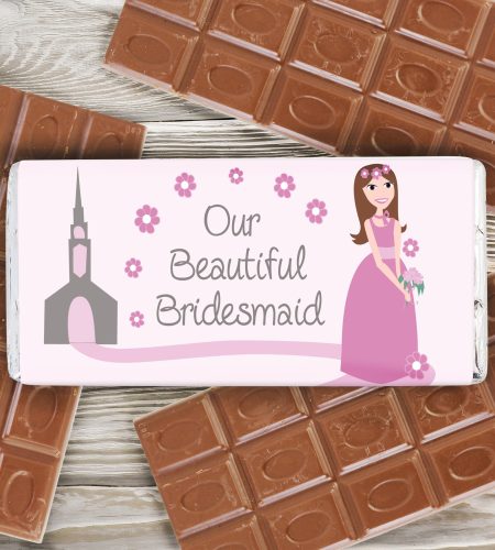 Fabulous Bridesmaid Milk Chocolate Bar - Image 3